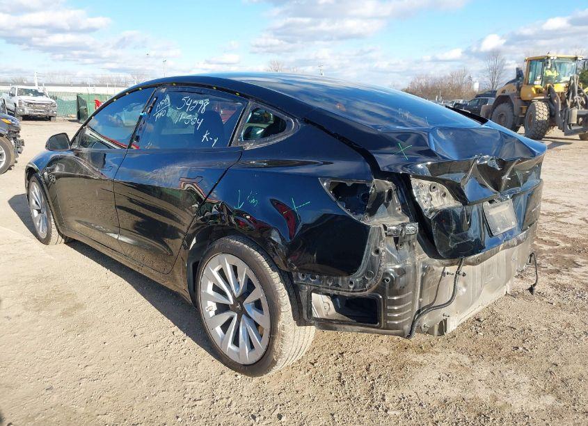 Photo 3 of 2022 Tesla Model 3 LONG RANGE DUAL MOTOR ALL-WHEEL DRIVE (VIN 5YJ3E1EB9NF121889)