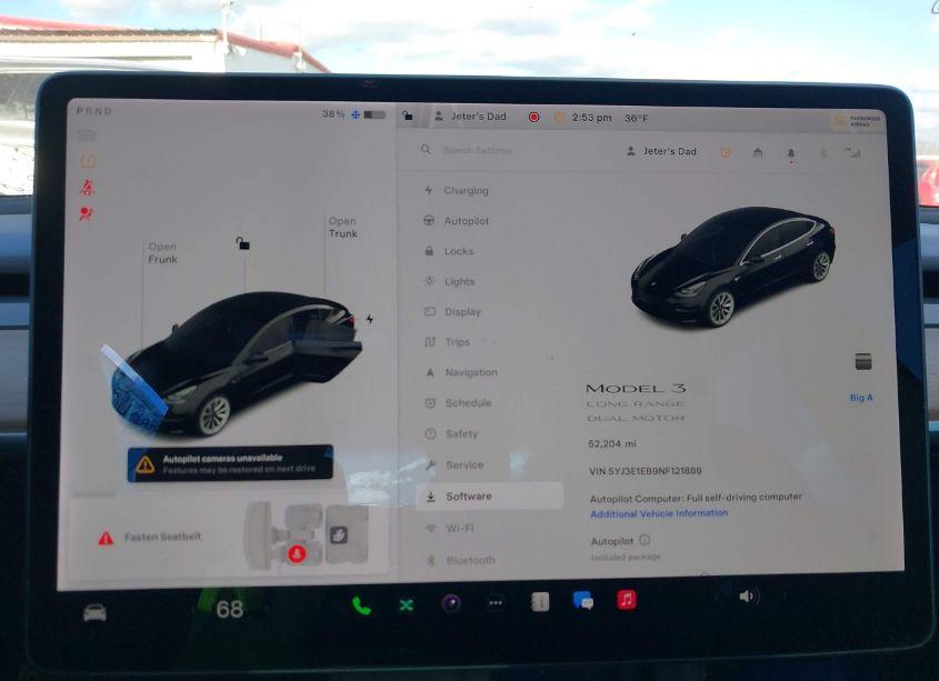 Photo 7 of 2022 Tesla Model 3 LONG RANGE DUAL MOTOR ALL-WHEEL DRIVE (VIN 5YJ3E1EB9NF121889)