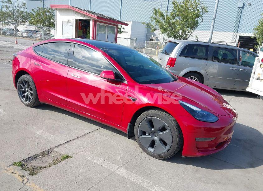 2022 Tesla Model 3 LONG RANGE DUAL MOTOR ALL-WHEEL DRIVE (VIN 5YJ3E1EB9NF161325) main photo