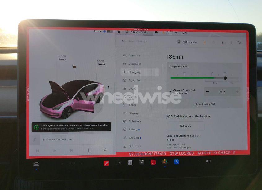 Photo 17 of 2022 Tesla Model 3 LONG RANGE DUAL MOTOR ALL-WHEEL DRIVE (VIN 5YJ3E1EB9NF176410)