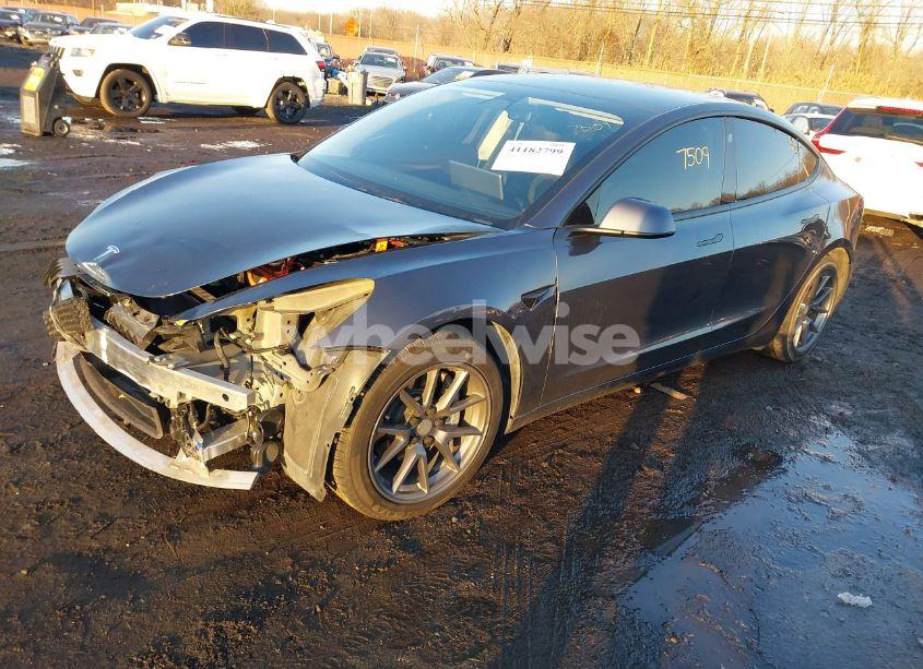 Photo 2 of 2022 Tesla Model 3 LONG RANGE DUAL MOTOR ALL-WHEEL DRIVE (VIN 5YJ3E1EB9NF176410)