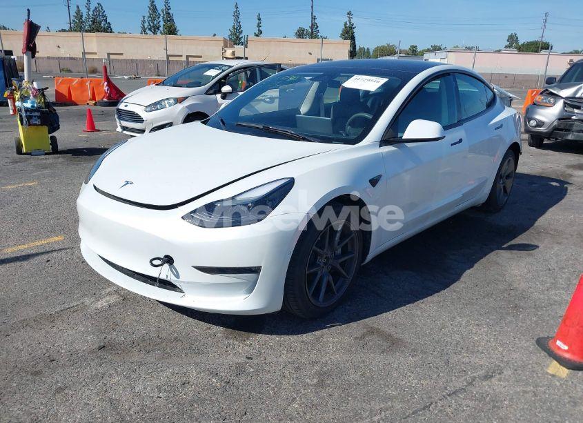 Photo 2 of 2022 Tesla Model 3 LONG RANGE DUAL MOTOR ALL-WHEEL DRIVE (VIN 5YJ3E1EB9NF182305)