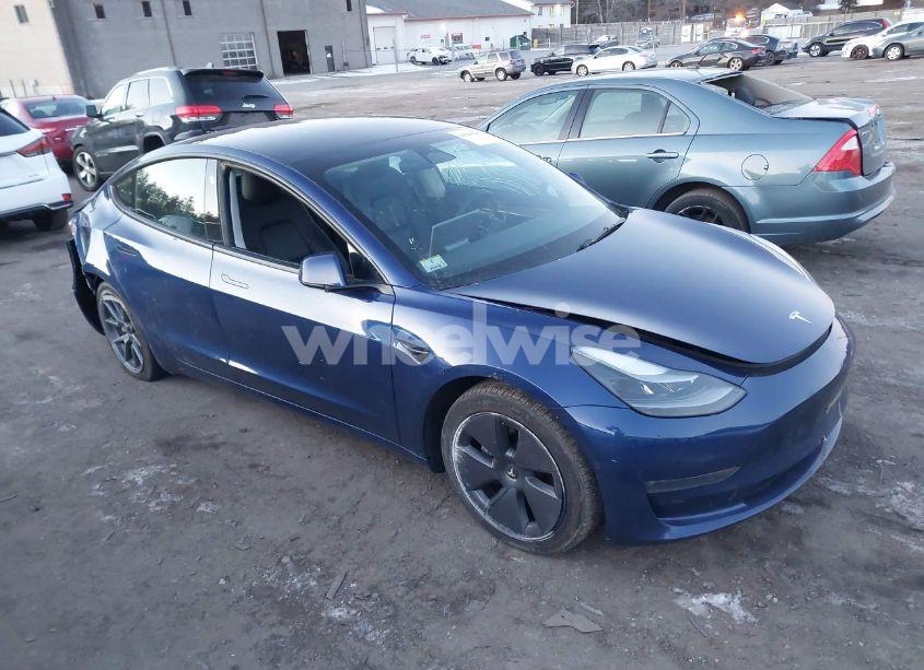 2022 Tesla Model 3 LONG RANGE DUAL MOTOR ALL-WHEEL DRIVE (VIN 5YJ3E1EB9NF206392) main photo