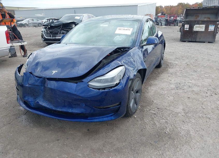 Photo 2 of 2022 Tesla Model 3 LONG RANGE DUAL MOTOR ALL-WHEEL DRIVE (VIN 5YJ3E1EB9NF265572)