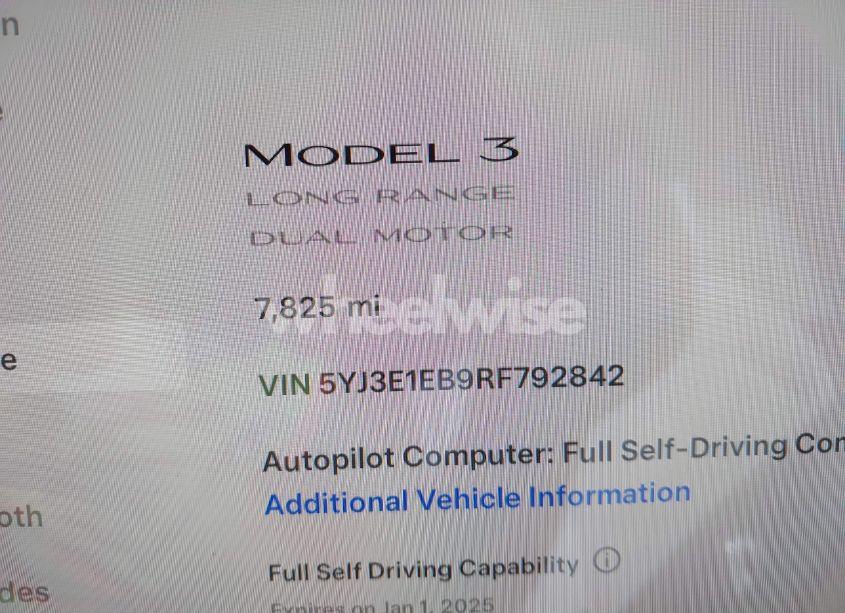 Photo 15 of 2024 Tesla Model 3 LONG RANGE DUAL MOTOR ALL-WHEEL DRIVE (VIN 5YJ3E1EB9RF792842)