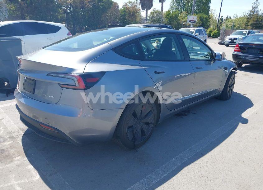 Photo 4 of 2025 Tesla Model 3 LONG RANGE ALL-WHEEL DRIVE (VIN 5YJ3E1EB9SF873801)