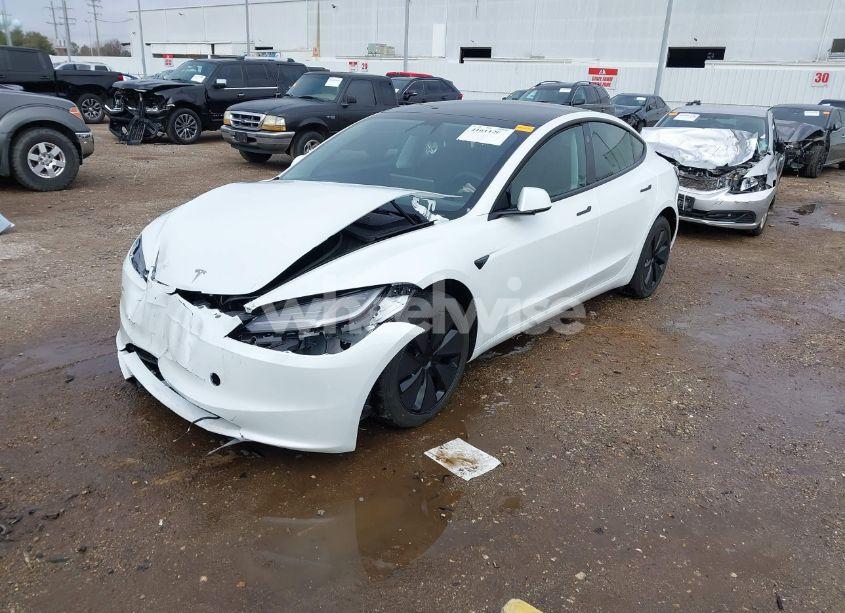 Photo 2 of 2025 Tesla Model 3 LONG RANGE ALL-WHEEL DRIVE (VIN 5YJ3E1EB9SF904223)