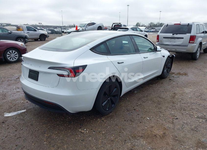 Photo 4 of 2025 Tesla Model 3 LONG RANGE ALL-WHEEL DRIVE (VIN 5YJ3E1EB9SF904223)