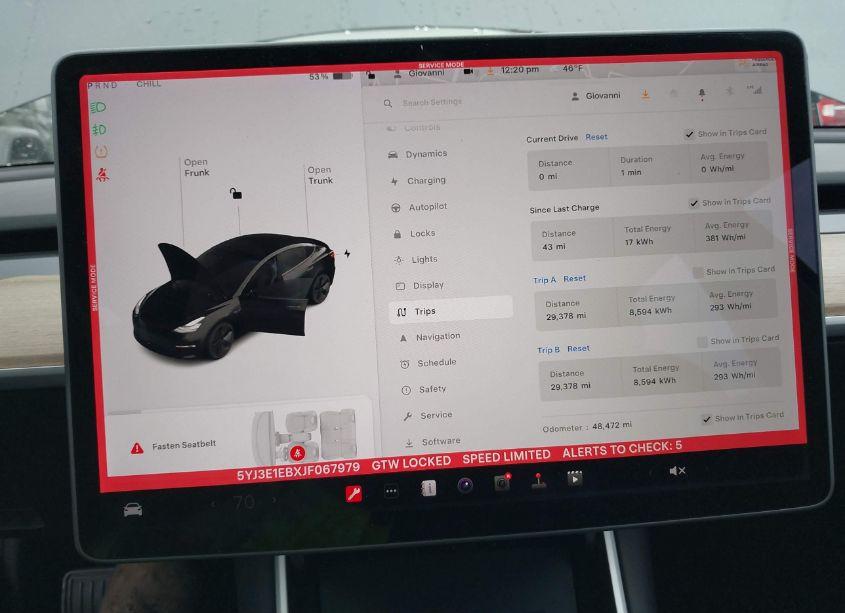 Photo 7 of 2018 Tesla Model 3 LONG RANGE/PERFORMANCE (VIN 5YJ3E1EBXJF067979)