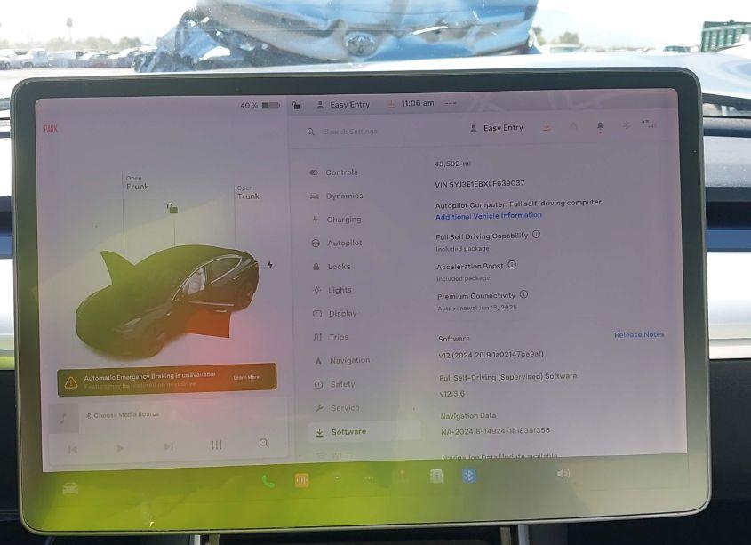Photo 7 of 2020 Tesla Model 3 LONG RANGE DUAL MOTOR ALL-WHEEL DRIVE (VIN 5YJ3E1EBXLF639037)