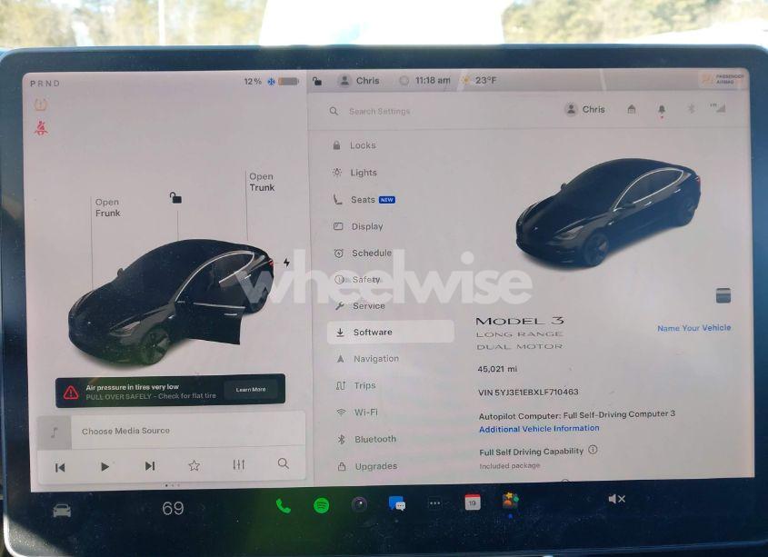 Photo 7 of 2020 Tesla Model 3 LONG RANGE DUAL MOTOR ALL-WHEEL DRIVE (VIN 5YJ3E1EBXLF710463)