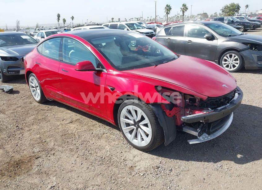 2021 Tesla Model 3 LONG RANGE DUAL MOTOR ALL-WHEEL DRIVE (VIN 5YJ3E1EBXMF067548) main photo