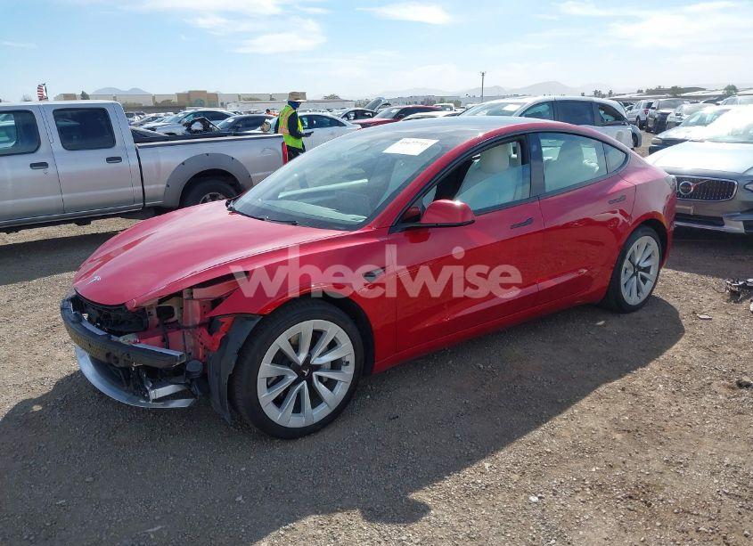 Photo 2 of 2021 Tesla Model 3 LONG RANGE DUAL MOTOR ALL-WHEEL DRIVE (VIN 5YJ3E1EBXMF067548)