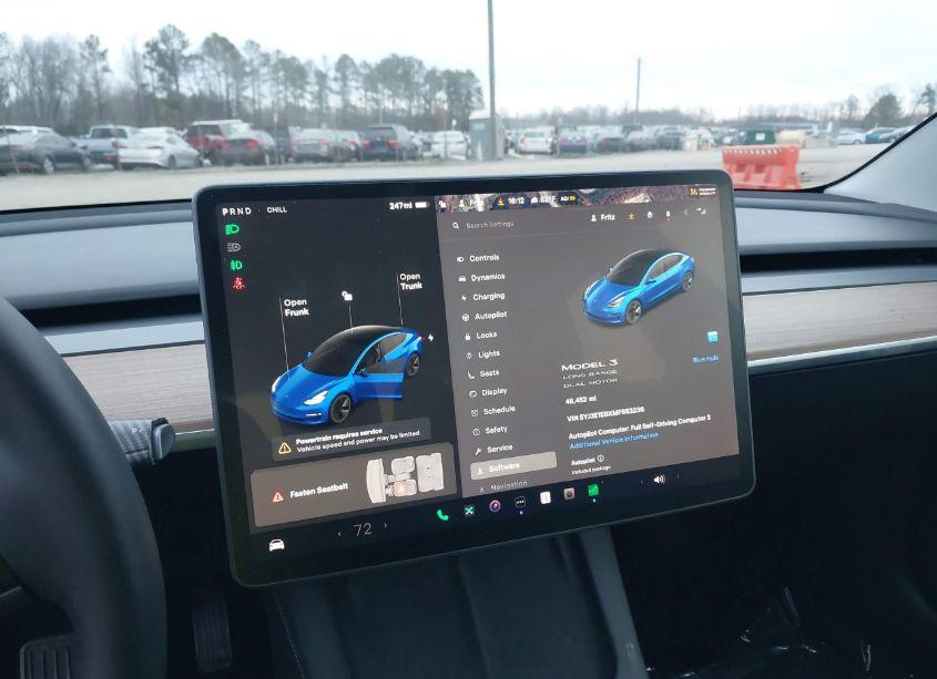 Photo 18 of 2021 Tesla Model 3 LONG RANGE DUAL MOTOR ALL-WHEEL DRIVE (VIN 5YJ3E1EBXMF853236)