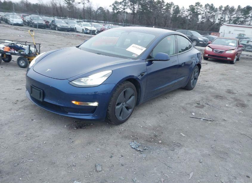 Photo 2 of 2021 Tesla Model 3 LONG RANGE DUAL MOTOR ALL-WHEEL DRIVE (VIN 5YJ3E1EBXMF853236)