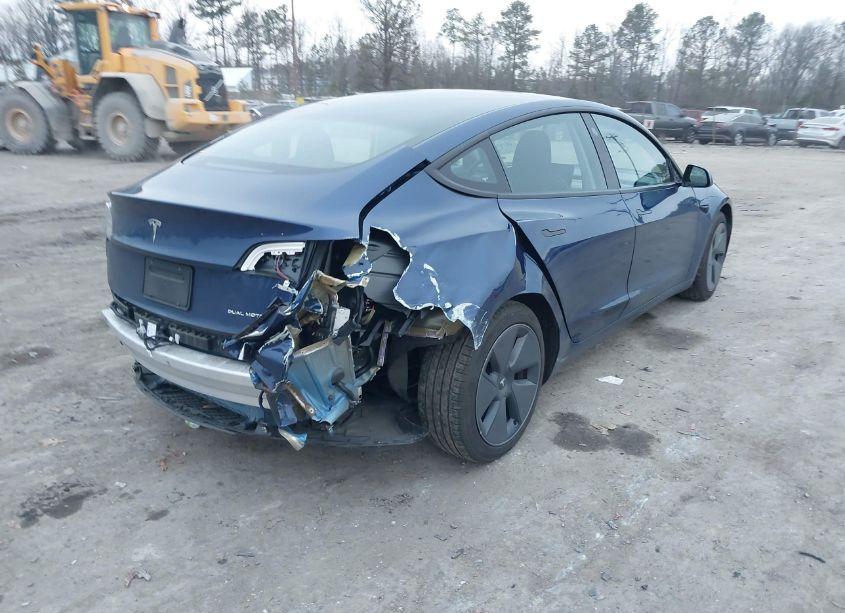 Photo 4 of 2021 Tesla Model 3 LONG RANGE DUAL MOTOR ALL-WHEEL DRIVE (VIN 5YJ3E1EBXMF853236)