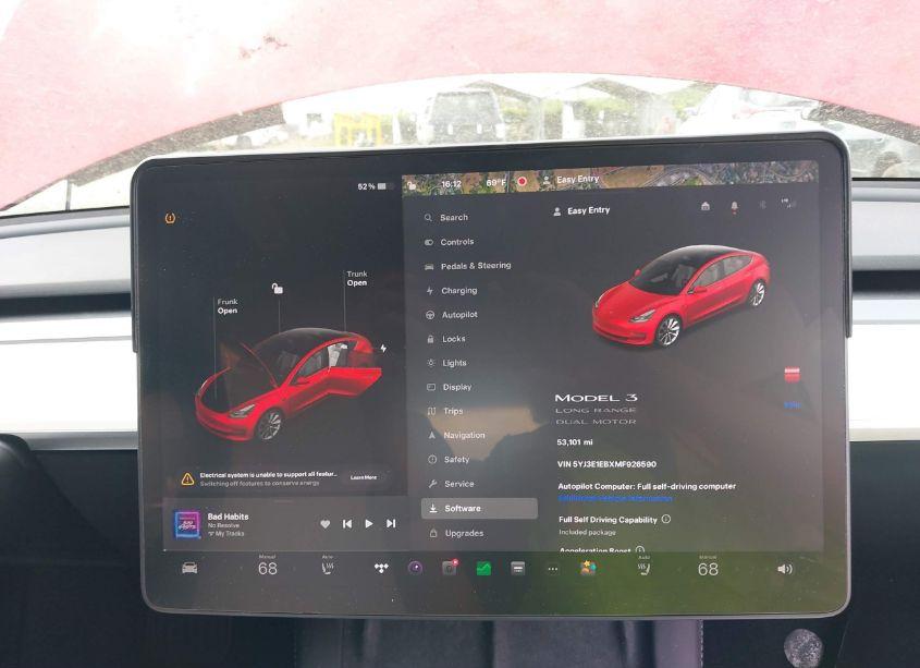 Photo 18 of 2021 Tesla Model 3 LONG RANGE DUAL MOTOR ALL-WHEEL DRIVE (VIN 5YJ3E1EBXMF926590)