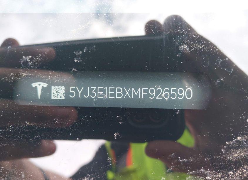 Photo 9 of 2021 Tesla Model 3 LONG RANGE DUAL MOTOR ALL-WHEEL DRIVE (VIN 5YJ3E1EBXMF926590)