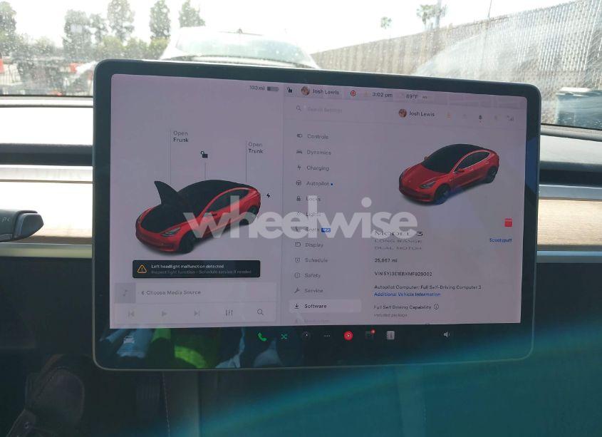 Photo 16 of 2021 Tesla Model 3 LONG RANGE DUAL MOTOR ALL-WHEEL DRIVE (VIN 5YJ3E1EBXMF928002)