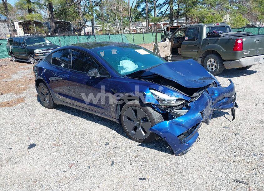 2021 Tesla Model 3 LONG RANGE DUAL MOTOR ALL-WHEEL DRIVE (VIN 5YJ3E1EBXMF961145) main photo