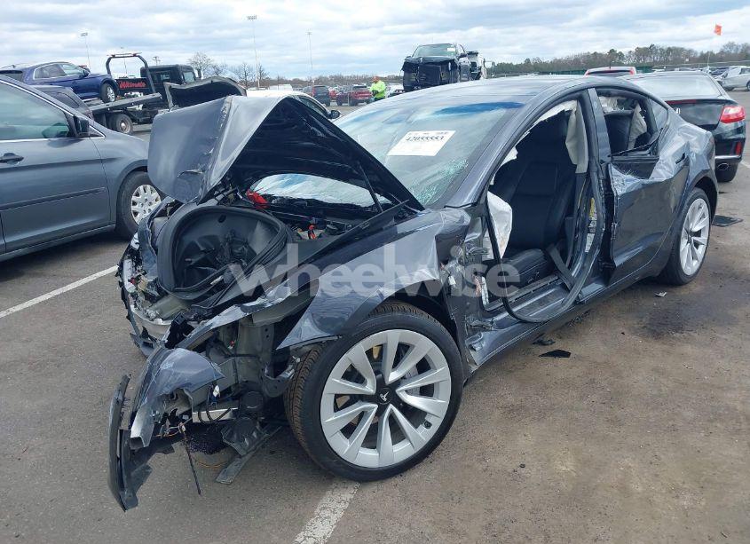 Photo 2 of 2021 Tesla Model 3 LONG RANGE DUAL MOTOR ALL-WHEEL DRIVE (VIN 5YJ3E1EBXMF975045)