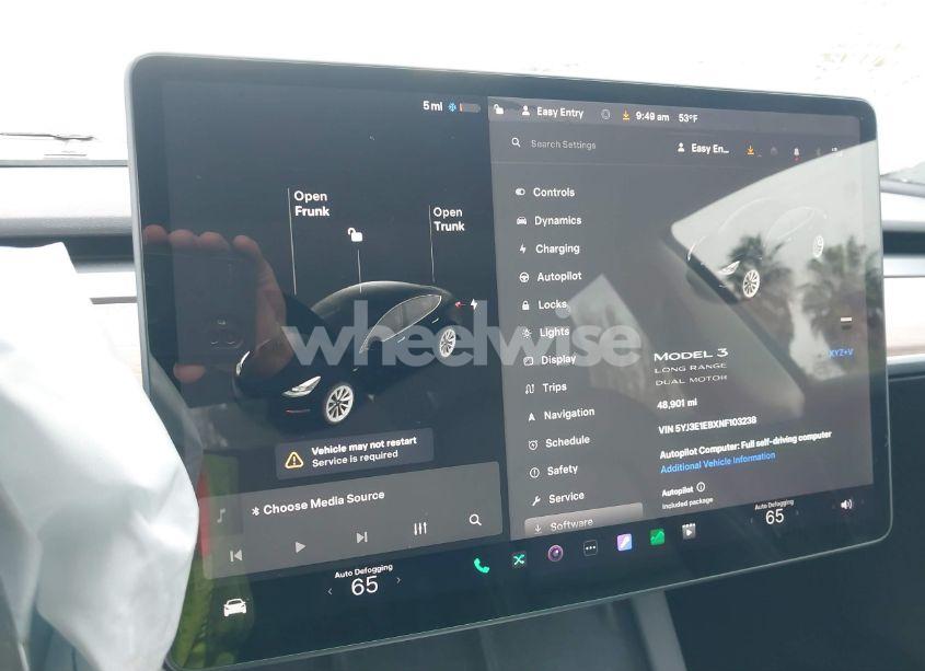 Photo 18 of 2022 Tesla Model 3 LONG RANGE DUAL MOTOR ALL-WHEEL DRIVE (VIN 5YJ3E1EBXNF103238)