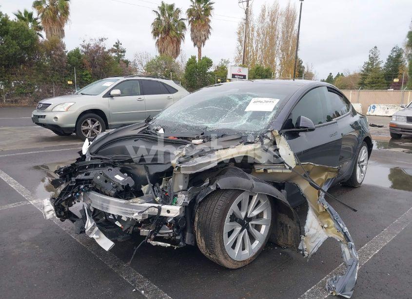 Photo 2 of 2022 Tesla Model 3 LONG RANGE DUAL MOTOR ALL-WHEEL DRIVE (VIN 5YJ3E1EBXNF103238)