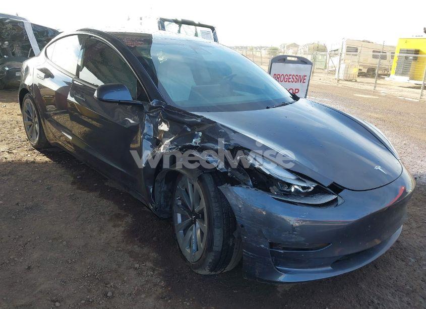 2022 Tesla Model 3 LONG RANGE DUAL MOTOR ALL-WHEEL DRIVE (VIN 5YJ3E1EBXNF129693) main photo