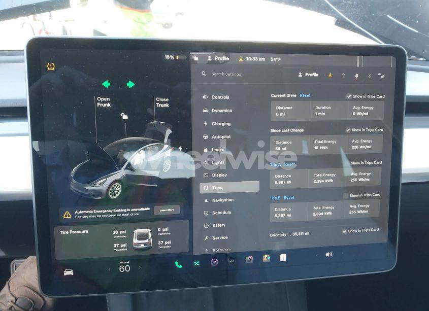 Photo 7 of 2022 Tesla Model 3 LONG RANGE DUAL MOTOR ALL-WHEEL DRIVE (VIN 5YJ3E1EBXNF129693)
