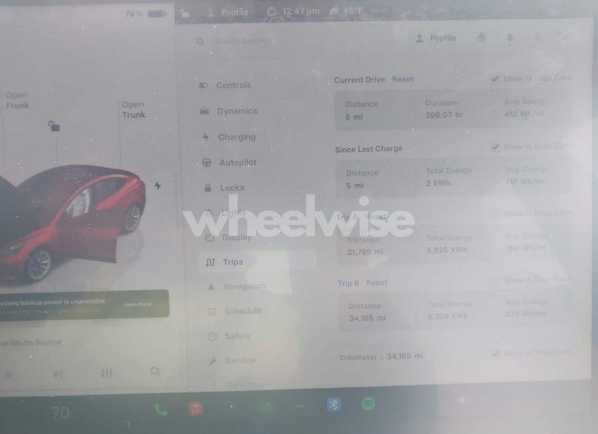 Photo 7 of 2022 Tesla Model 3 LONG RANGE DUAL MOTOR ALL-WHEEL DRIVE (VIN 5YJ3E1EBXNF270280)