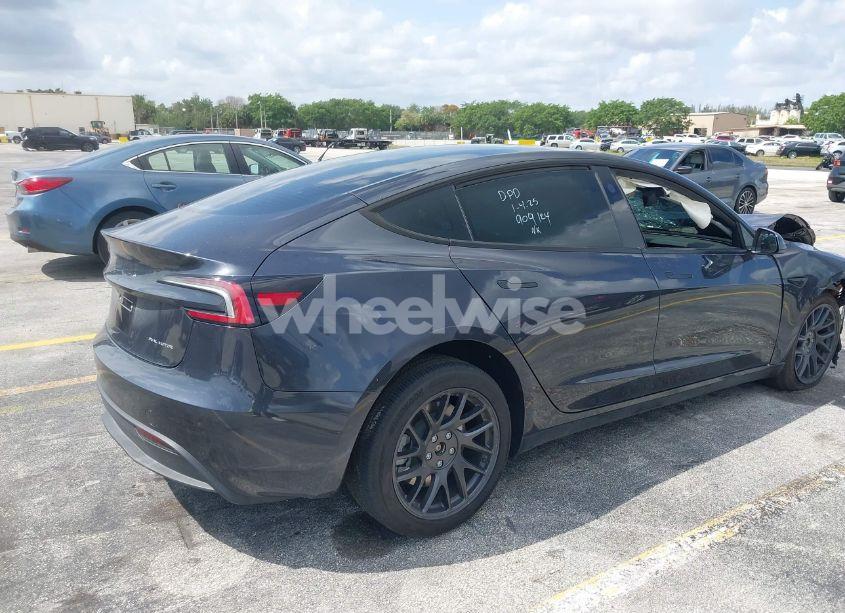 Photo 4 of 2025 Tesla Model 3 LONG RANGE ALL-WHEEL DRIVE (VIN 5YJ3E1EBXSF909124)