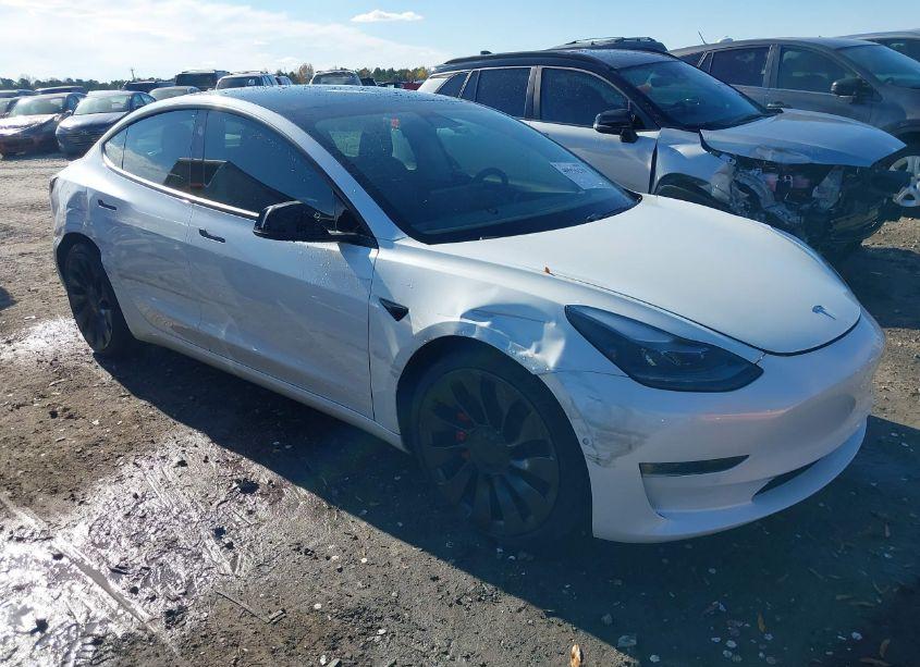2021 Tesla Model 3 PERFORMANCE DUAL MOTOR ALL-WHEEL DRIVE (VIN 5YJ3E1EC0MF925652) main photo