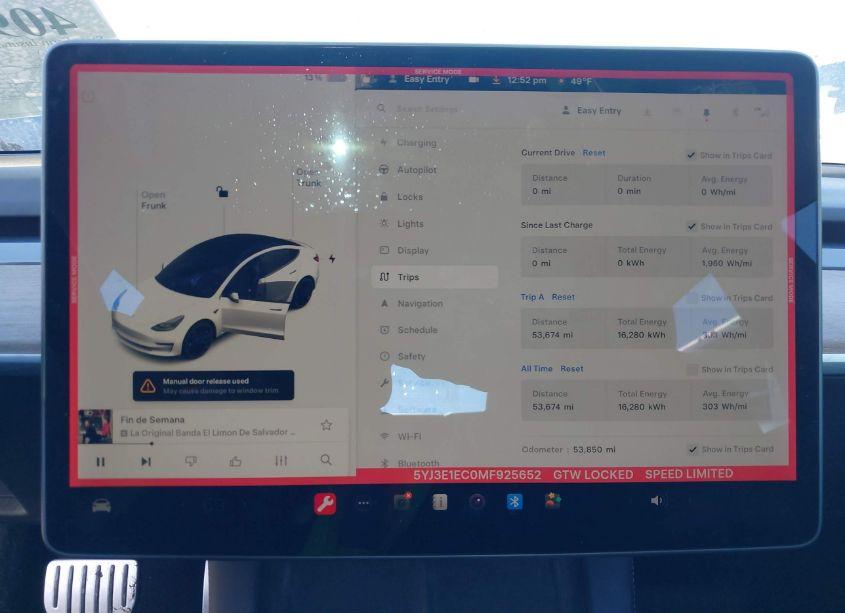 Photo 18 of 2021 Tesla Model 3 PERFORMANCE DUAL MOTOR ALL-WHEEL DRIVE (VIN 5YJ3E1EC0MF925652)