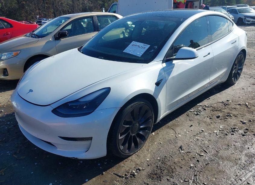 Photo 2 of 2021 Tesla Model 3 PERFORMANCE DUAL MOTOR ALL-WHEEL DRIVE (VIN 5YJ3E1EC0MF925652)