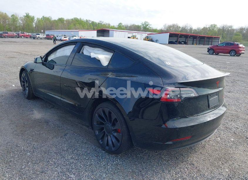 Photo 3 of 2021 Tesla Model 3 PERFORMANCE DUAL MOTOR ALL-WHEEL DRIVE (VIN 5YJ3E1EC0MF992378)