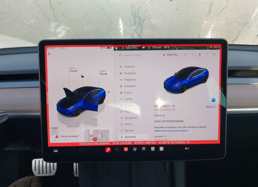 Photo 18 of 2022 Tesla Model 3 PERFORMANCE DUAL MOTOR ALL-WHEEL DRIVE (VIN 5YJ3E1EC0NF268658)