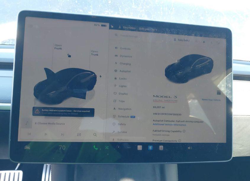 Photo 18 of 2022 Tesla Model 3 PERFORMANCE DUAL MOTOR ALL-WHEEL DRIVE (VIN 5YJ3E1EC0NF295830)