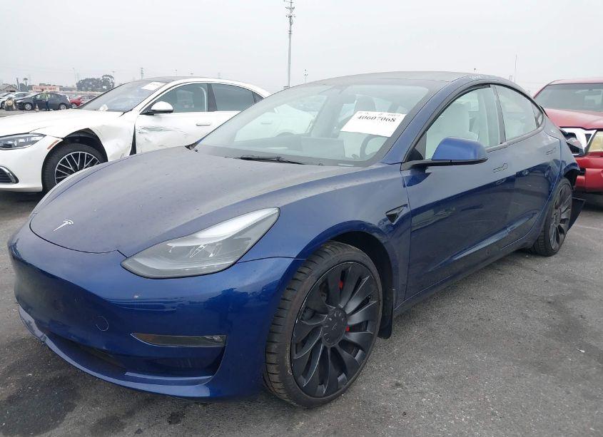 Photo 2 of 2023 Tesla Model 3 PERFORMANCE DUAL MOTOR ALL-WHEEL DRIVE (VIN 5YJ3E1EC0PF461279)