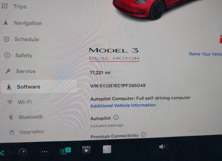 Photo 7 of 2023 Tesla Model 3 PERFORMANCE DUAL MOTOR ALL-WHEEL DRIVE (VIN 5YJ3E1EC1PF395048)