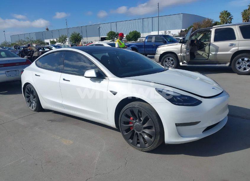 2023 Tesla Model 3 PERFORMANCE DUAL MOTOR ALL-WHEEL DRIVE (VIN 5YJ3E1EC1PF608354) main photo