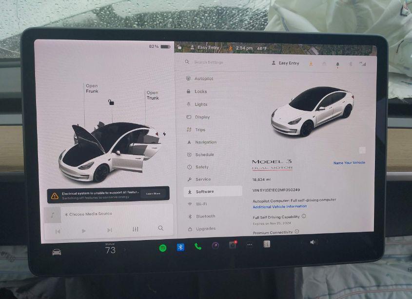 Photo 7 of 2021 Tesla Model 3 PERFORMANCE DUAL MOTOR ALL-WHEEL DRIVE (VIN 5YJ3E1EC2MF050249)