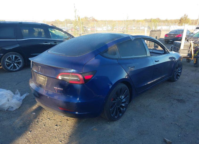 Photo 4 of 2021 Tesla Model 3 PERFORMANCE DUAL MOTOR ALL-WHEEL DRIVE (VIN 5YJ3E1EC2MF063373)