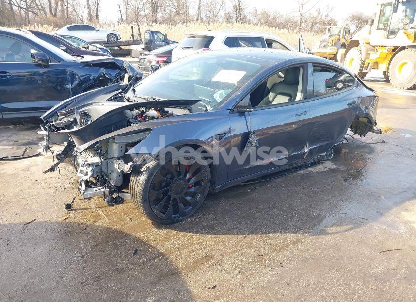 Photo 2 of 2022 Tesla Model 3 PERFORMANCE DUAL MOTOR ALL-WHEEL DRIVE (VIN 5YJ3E1EC2NF273764)