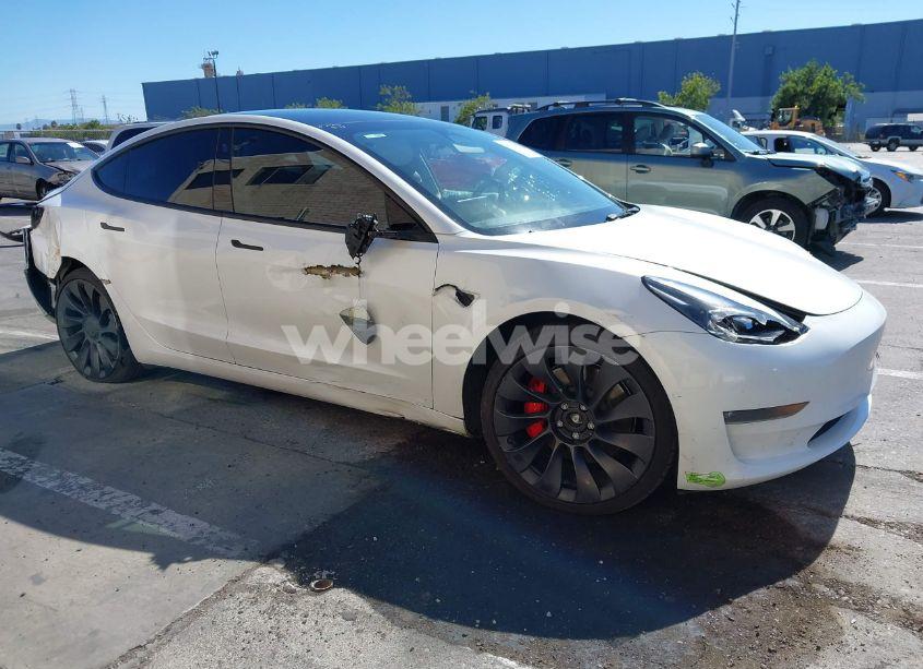 2022 Tesla Model 3 PERFORMANCE DUAL MOTOR ALL-WHEEL DRIVE (VIN 5YJ3E1EC2NF354473) main photo