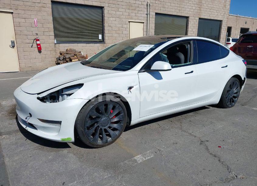 Photo 2 of 2022 Tesla Model 3 PERFORMANCE DUAL MOTOR ALL-WHEEL DRIVE (VIN 5YJ3E1EC2NF354473)