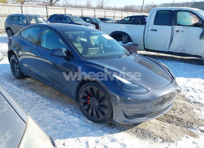 2023 Tesla Model 3 PERFORMANCE DUAL MOTOR ALL-WHEEL DRIVE (VIN 5YJ3E1EC2PF510496) main photo