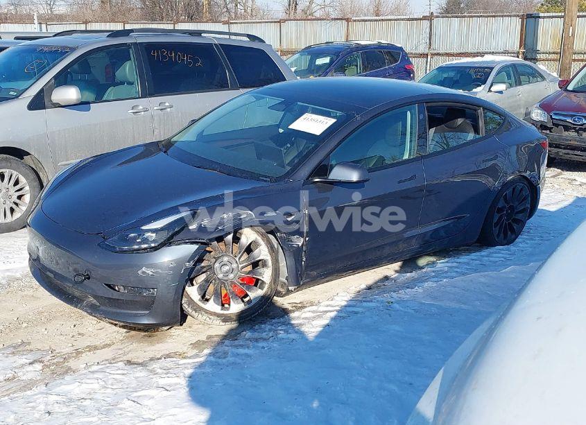 Photo 2 of 2023 Tesla Model 3 PERFORMANCE DUAL MOTOR ALL-WHEEL DRIVE (VIN 5YJ3E1EC2PF510496)