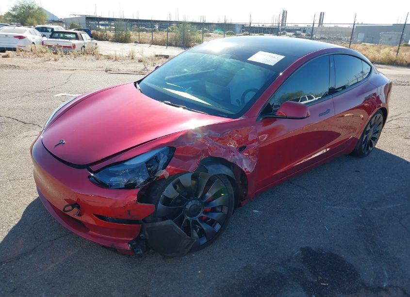 Photo 2 of 2023 Tesla Model 3 PERFORMANCE DUAL MOTOR ALL-WHEEL DRIVE (VIN 5YJ3E1EC2PF688702)