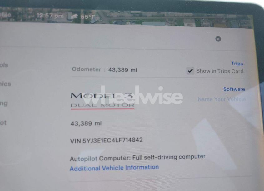 Photo 7 of 2020 Tesla Model 3 PERFORMANCE DUAL MOTOR ALL-WHEEL DRIVE (VIN 5YJ3E1EC4LF714842)