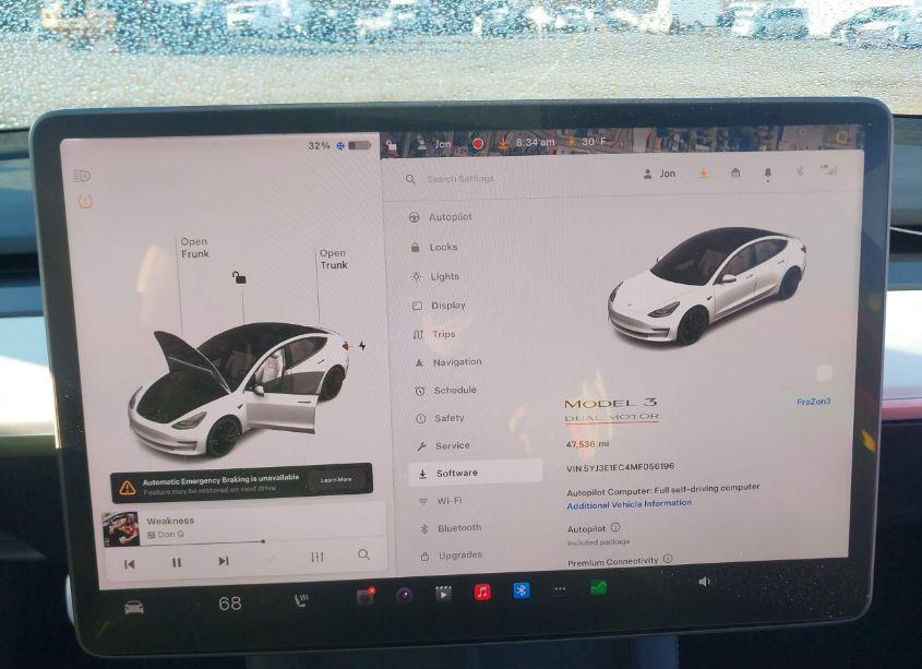 Photo 19 of 2021 Tesla Model 3 PERFORMANCE DUAL MOTOR ALL-WHEEL DRIVE (VIN 5YJ3E1EC4MF056196)